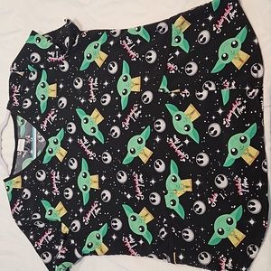 Baby Yoda Scrub top